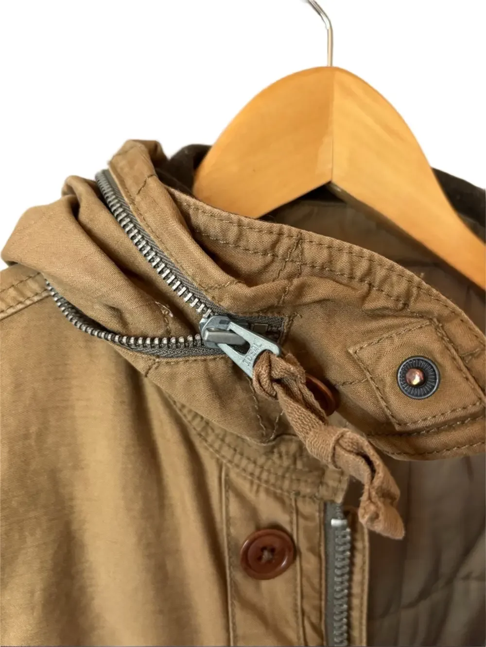 J. Crew Vintage Field Mechanics Jacket Quilt Lining Utility Military Style (S)